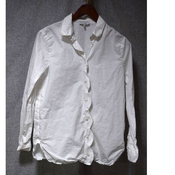 Ganni Tops - GANNI White Button-Up Shirt Size 36